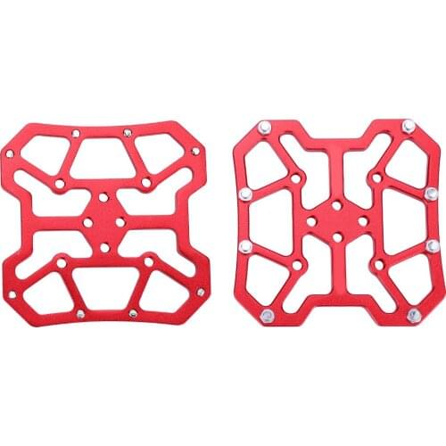 1 Pair Aluminum Alloy Bicycle Pedal Adapter Bike Bicyle Large Clipless Pedal Platform Adapters Road Bike Pedal Adapter