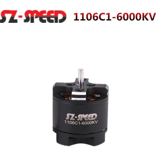 2/4Pcs 1106 4500kv / 6000kv Mini FPV Cross Machine Violent Brushless Motor