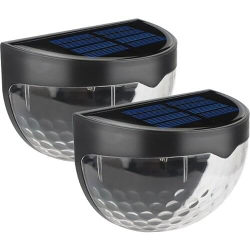 2 Pcs Rainproof Semicircular Fence Light 6LED Water Drop Stair Durable Light Outdoor Shadow Night Light Outdoor Light Hot Sale