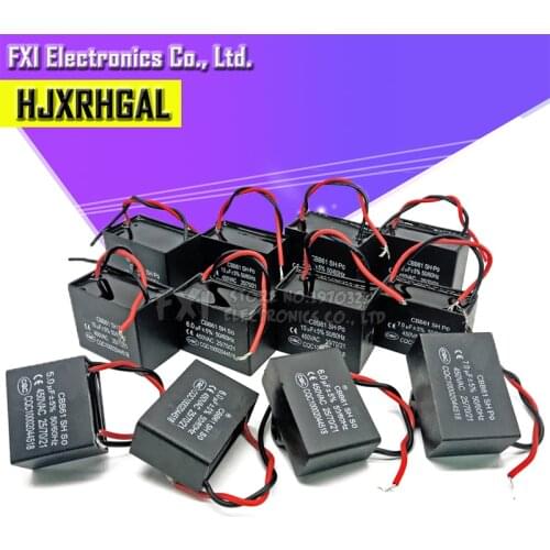 20pcs CBB61 starting capacitance AC Fan Capacitor 450V CBB Motor hjxrhgal Run Capacitor 1UF 1.2UF 1.5UF 2UF 2.5UF 3UF 3.5UF 4UF