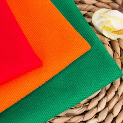 32s cotton pull frame thread cloth 410gsm pit strip rib cloth casual wear home wear pajamas knitted fabric 94% cotton 6% spandex