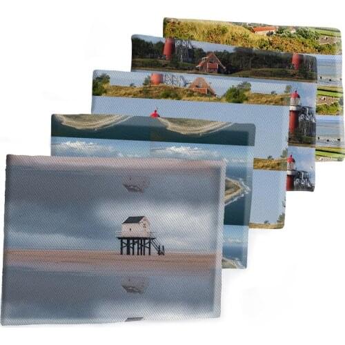 50*145CM Fabric Peace Vlieland Printed Polyester Cotton Twill Fabric Patchwor Printed