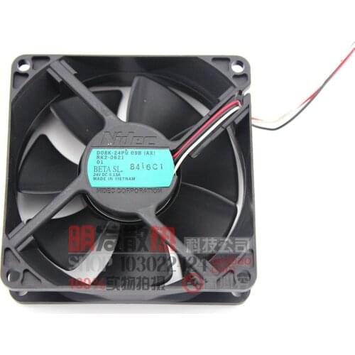 8025 8CM hydraulic alloy bearings 24V0.13A inverter fan D08K-24PU