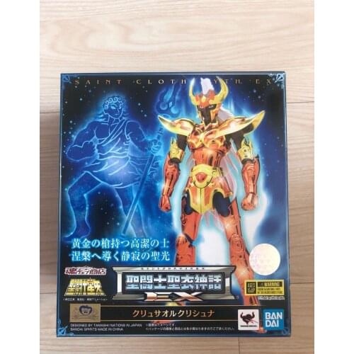 Free shipping Bandai EX Saint Seiya Cloth sea fighter Myth Chrysaor Krishna Action Figure