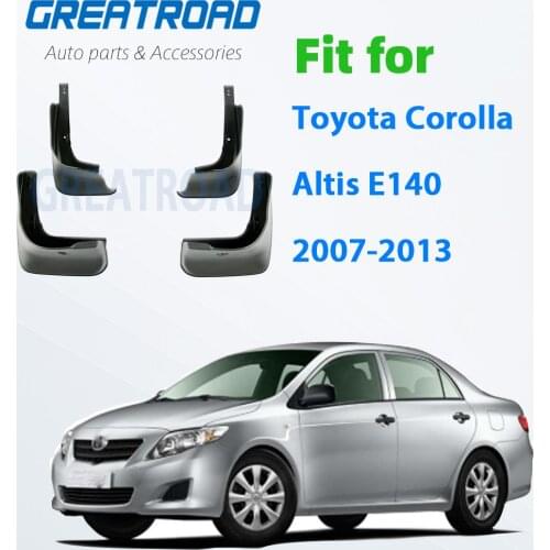 Mud Flaps For Toyota Corolla Altis E140 2007-2013 Mudflaps Splash Guards Mud Flap Front Rear Mudguards Fender 2008 2009 2010