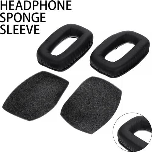 2pcs Ear Pads Cushion Black earphone Foam Pads Suitable for Beyerdynamic DT100 DT102 DT108 DT109 Series Headphone Accessories