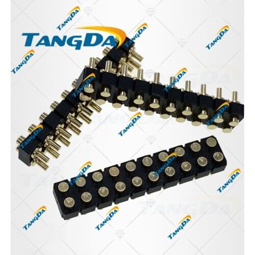 Diameter:2mm height: 5.5 6.5 8mm DIP pogo pin connectors 20p 20pin Current pin Battery pin Test thimble probe female TANGDA T