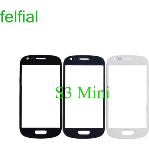 For Samsung Galaxy S3 mini i8190 8190 Touch Screen Front Panel Glass Lens Outer LCD Glass Replacement