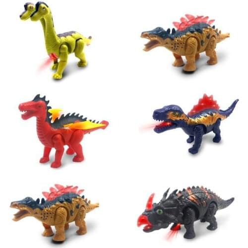 Electric Dinosaur Toy Soft Plastic Simulation Animal Childrens Toy Walking Tyrannosaurus Rex Model Suit