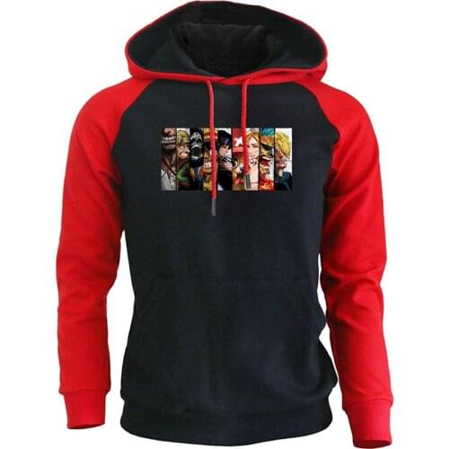 Raglan Mans Hoodies Fantasy And Adventure 2020 Sweatshirt Hip Hop Cartoon spring autumn Streetwear Harajuku hooded Anime Hoody
