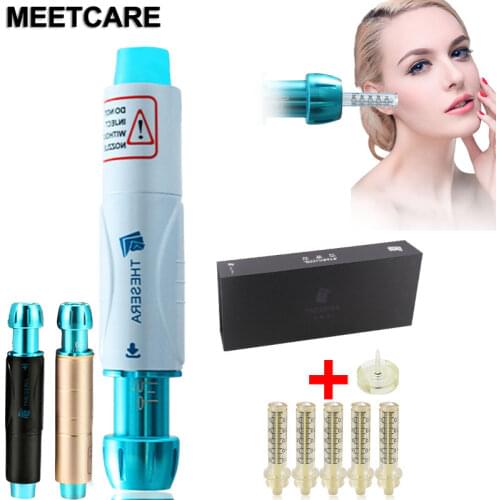 0.5ML Noninvasive Hyaluron Pen Non Needle Adjust Atomizer Hyaluronic Pen High Pressure for Anti Wrinkle Lip Lifting Lip Filler