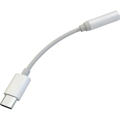 Type-C To Audio Port Adapter Cable 3.5mm Earphones Headphones to Type C Connector For MX6 PRO 5 Pro 6 PRO 3 500pcs