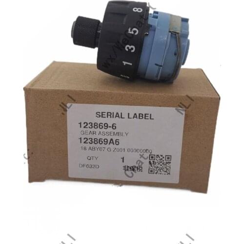 Makita 123869-6 Gear Assy Gearbox for DDF083 DF032D DF032DZ Power Tool Accessories Electric tools part