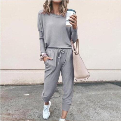 Autumn Womens Set Oversize Sport Two Piece Set Tracksuits Woman Winter Long Sleeve Pants Ladies Home Street Outfit jogging Suit