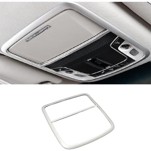 For Honda Accord 10th 2018 2019 ABS Matte Car front reading Lampshade panel Cover trim car styling Accessories 1pcs