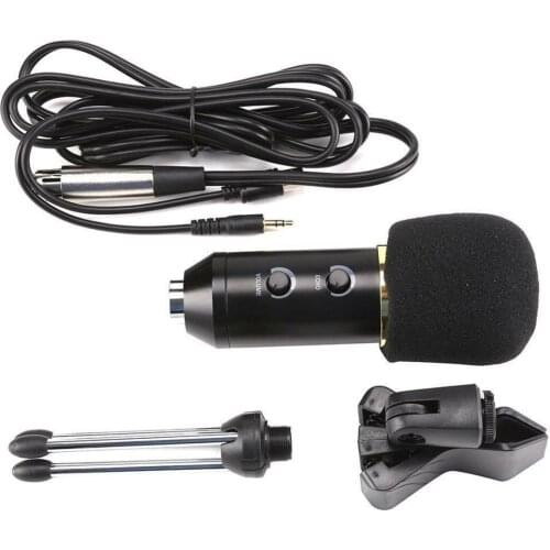 Professional USB Microphone Condenser Desktop Condenser Recording Microphone DJ Karaoke Studio Podcasting Recording Singing