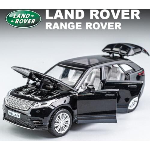 1:32 Land Range Rover Velar Alloy Car Model Diecast Simulation Metal Toy Vehicles Model Sound Light Collection Children Toy Gift