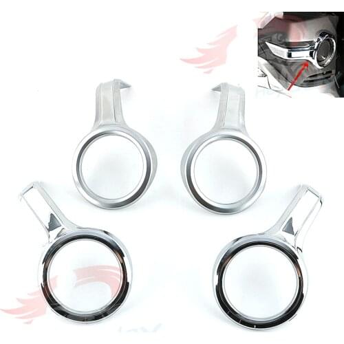 Motorcycle Chrome Fog Light Ring Left & Right Fog Light Ring for Honda Gold Wing GL 1800 GL1800 F 6B F6B 2018 2019 2020
