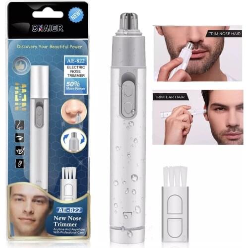 Nose Hair Trimmer for Men Professional Painless Ear Nose Hair Trimmer Clipper Eyebrow Facial Hair Trimmer Hair Removal Razor