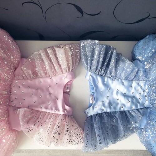 1-5 Years Princess Dress Commnuion Evening Fromal Gown Children Party Vestidos Kids Dresses for Girls Elegant Dress for Wedding