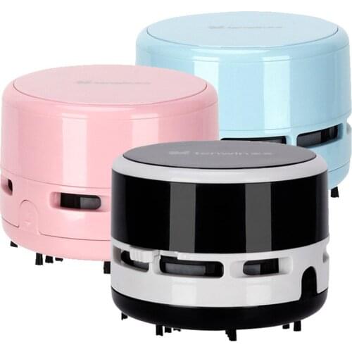 Portable Mini Vacuum Cleaner Dust Collector Desk Sweeper Household Computer Keyboard Clean Brushes Clean Scrap Office Supplies