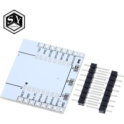 1PCS Great IT ESP8266 serial WIFI module adapter plate Applies to ESP-07 ESP-08 ESP-12E