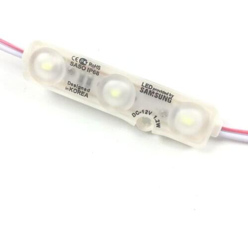 Cool white Samsung led module Light Advertising lamp 5730 SMD 1.2W 3Leds Sign Backlights Waterproof For Channel Letters