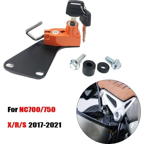 For HONDA NC700S NC700D NC700X NC750X NC750S NC750D 2012-2021 2018 2019 2020 2021 Helmet Lock with 2 Keys Motorcycle Accessories