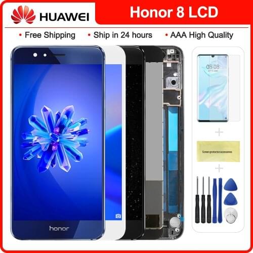 5.2" For Huawei Honor 8 LCD Display Touch Screen For Honor8 LCD For Huawei Honor 8 LCD With Frame FRD-L19 FRD-L09 Replacement
