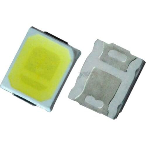 100pcs SMD LED 2835 Chips 1W 9V Beads light White 130LM Surface Mount PCB Light Emitting Diode Lamp