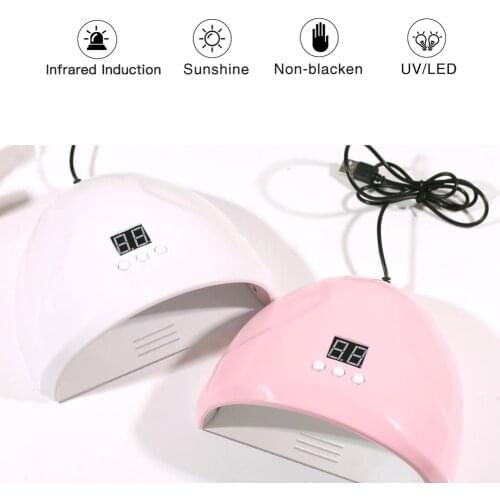 12 LED 36W Nail Art Dryer Light Gel Polish Curing UV Lamp Manicure Drying Tools Convenient Greatly Improve Efficiency