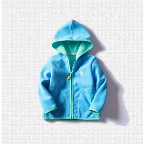 2020 Spring Fall Warm Kids Jacket Double-faced fleece Children Tops Shirt Sweater Warm Zipper Boys Girls Sweat shirt Outfits