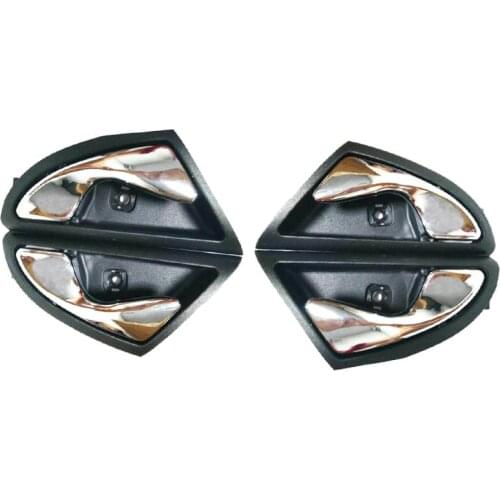 4PCS For JAC J3 J3S Turin 2009-2015 6205230U8010 6205240U8010 Front Rear Left Right Chrome Plating Inner Interior Door Handle