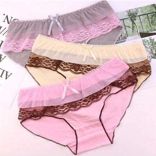 4PCS/Lot Children Cotton Underwear Young Girls Briefs Solid Low Waist Short Briefs Comfortable Ladies Panties TWY-3031-2-4p
