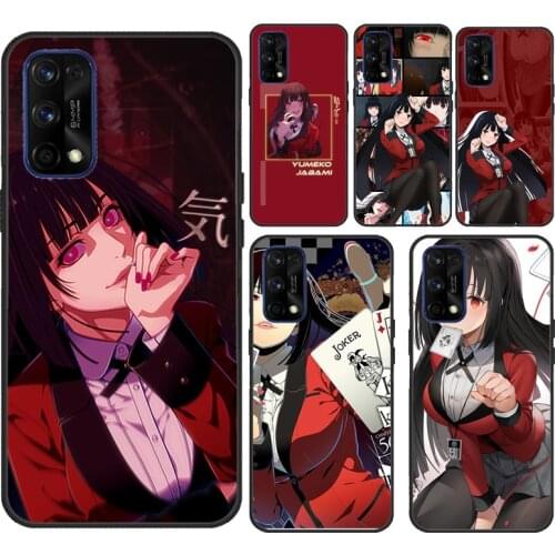 Anime Kakegurui Jabami Yumeko For OnePlus 9 Pro 7 8 T Nord 9R Case For Realme C3 C11 C15 C21 GT Neo Q3 6 7 8 Pro Cover