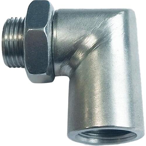 Car O2 90 Degree Bung Extension Angled Extender Spacer M18 x1.5,High Quality Material