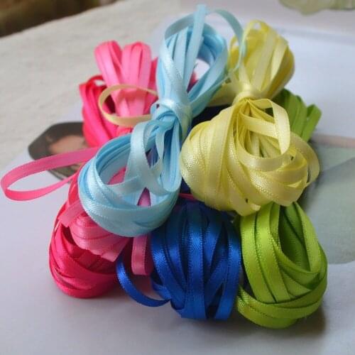 Free shipping 150yards/15colors/lot, 1/8"(3mm) pretty satin Christmas Ribbons mixed 15 colors for wedding hair craft decoration
