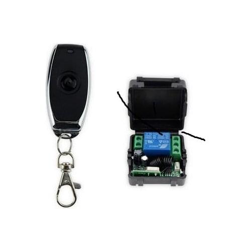 Free Shipping DC12V Mini 315/433MHz Metal Wireless Remote Control Switch for Door Lock Access Control Remote Exit Button of Door