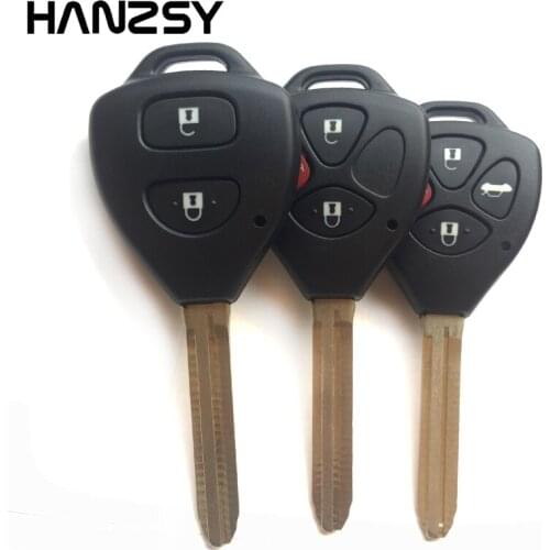 2/3/4 button Car key Shell For toyota COROLLA AVALON RAV4 REIZ CROWN Venza CAMRY Replacement Remote key Case Fob TOY43 blade