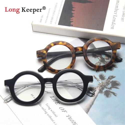 Kids Anti-blue Light Children Glasses Frame Vintage Round Eyeglasses Frame Kids Online Learning Goggles Boys Girls 3-9 Years old
