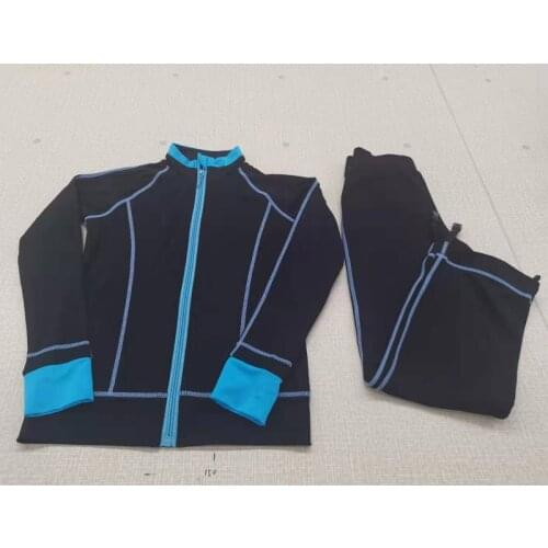 Customized Figure Skating Suit Jacket Zippered Tops for Boy Pants Men Training Competition Ice Skating Warm Fleece