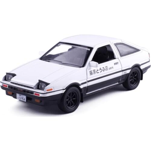 Exquisite 1:32 Toyota AE86 sedan alloy model,simulation die-cast sound and light pull back model,collect gifts,free shipping