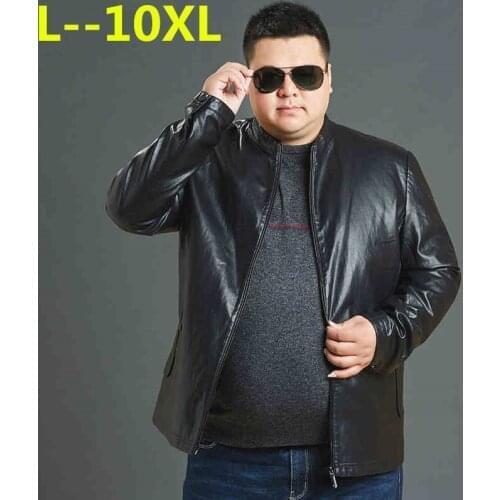 10XL 9XL 8XL 6XL Motorcycle leather jackets men jaqueta de couro masculina Bomber leather jacket Inverno Couro mens Outwear Coat