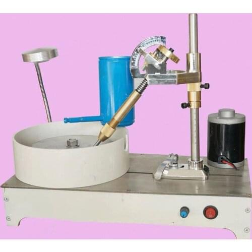 Stainless Steel Lapidary Machine Precision 0-1800Rpm Gemstone Faceting Polishing Machine 120W Jade Processing Equipment
