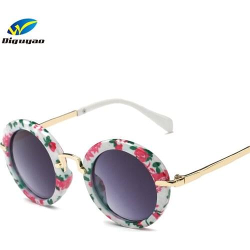 2019 Fashion Round Kids Sunglasses Children Sun Glasses Anti-uv Baby Eyeglasses Girl Cool UV400 oculos infantil de sol