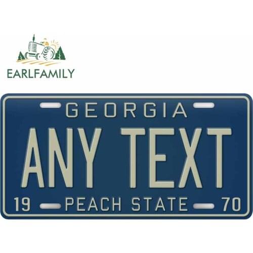 EARLFAMILY 13cm x 6.5cm for Buy Vintage Colorado State License Plate Waterproof Motorcycle Car Decals Bumper Window Stickers