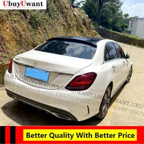 Factory Wholesale For Mercedes W205 2014-2020 ABS Spoiler Car Tail Wing Decoration Roof Spoiler For Benz W205 C180 C200 C300 C63