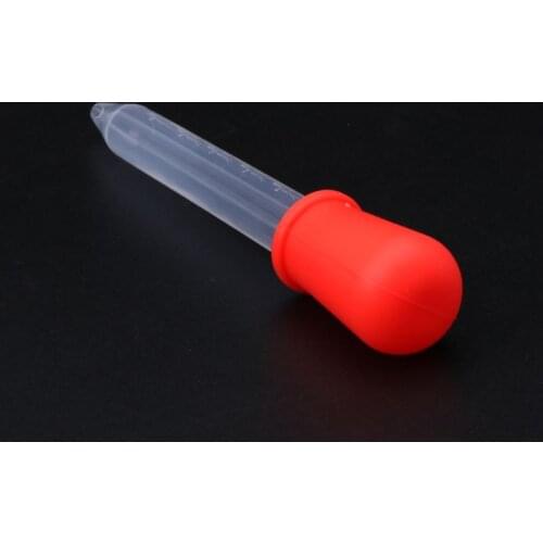 5ml Silicone Pipette Liquid Food Dropper Plastic Baby Feeding Medicine Dropper Spoon Burette Infant Utensils D5QA