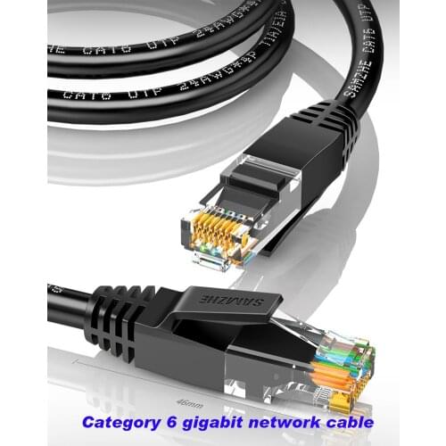 Six types of shielded broadband line pure copper Gigabit network jumper Category 6 twisted pair home office