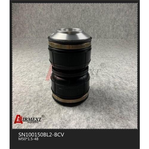 SN100150BL2-TR /Fit TRUHART shocks Thread M43*1.25-40) /Air suspension Double convolute rubber airspring/airbag shock absorber